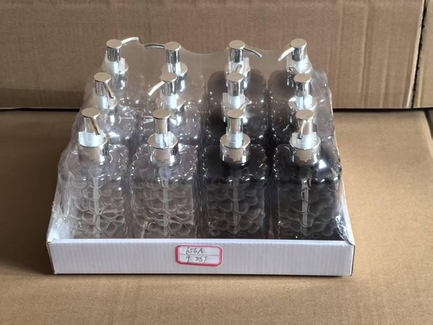 N-8656方形鳄鱼纹沐浴露瓶BOTELLA DE GEL DE DUCHA 16 PCS