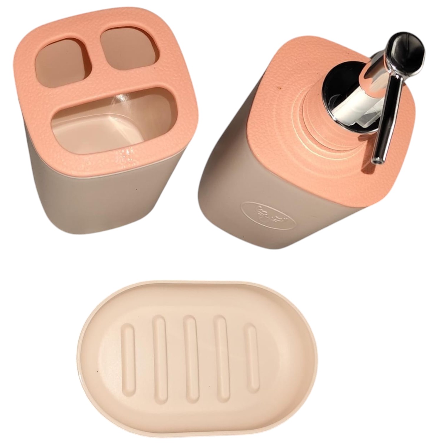 Set de Baño 3 Piezas Cuadrado  – Diseño Moderno