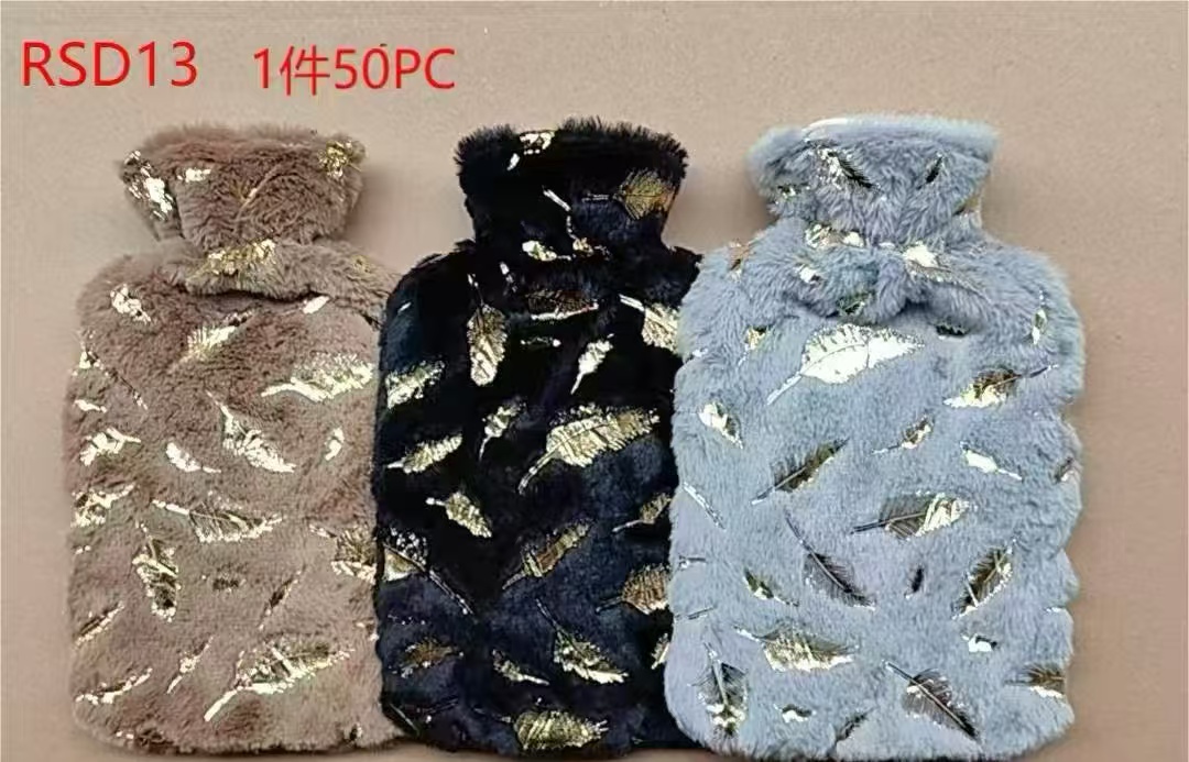 烫金叶子布套2L BOLSA DE AGUA CALIENTE