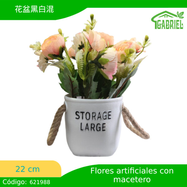 Maceta de Plástico Decorativa – Color Blanco