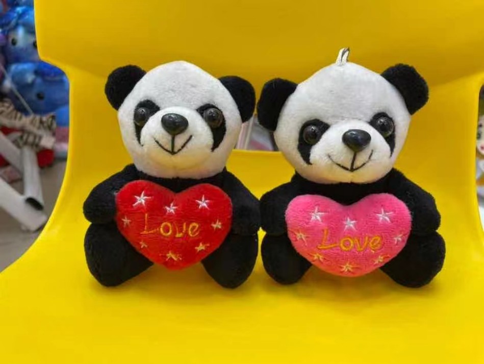 Peluche de Panda Llavero Pequeño 10 cm
