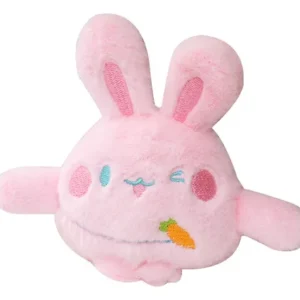 Llavero Peluche Conejito con Zanahoria – Suave y Tierno para Mochila o Llaves