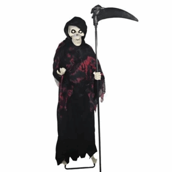 Espectro de la Muerte con Guadaña Gigante – Decoración de Halloween