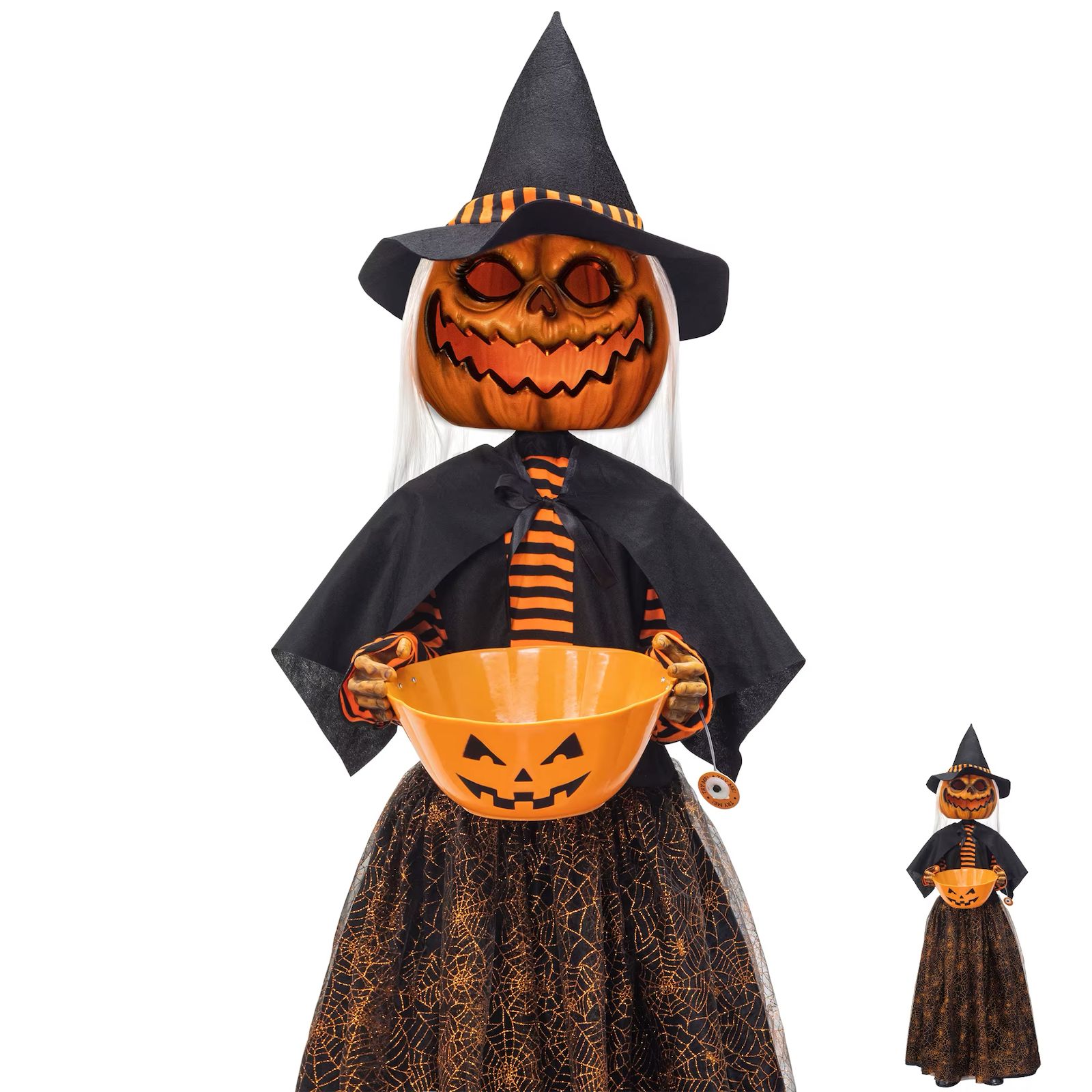 Muñeco Calabaza de Pie – Decoración de Halloween Terrorífica