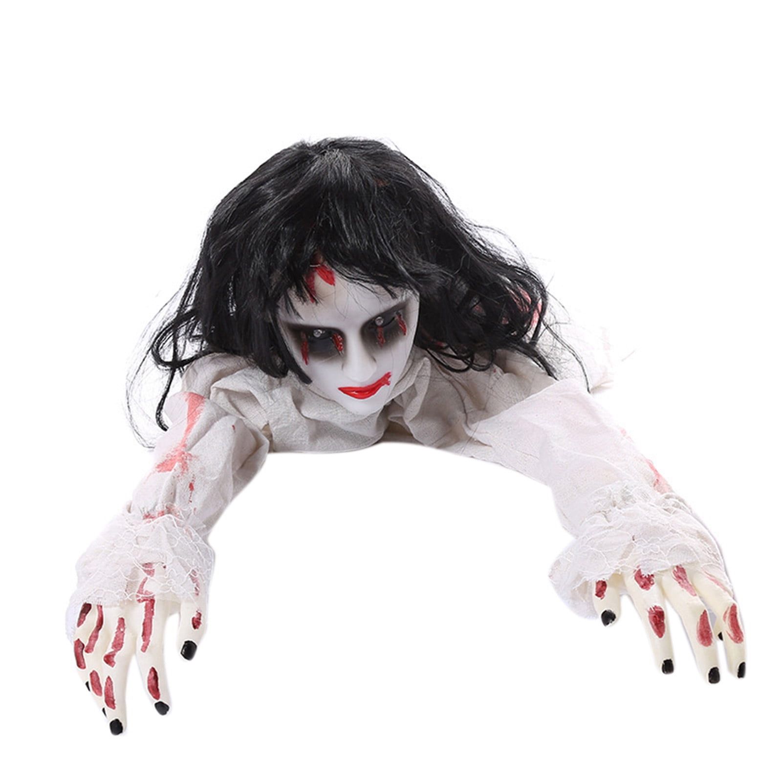 Muñeca Fantasma que se Arrastra – Decoración Animada de Halloween
