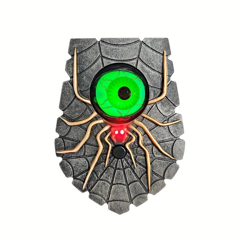 Timbre de Puerta con Araña  – Decoración Interactiva de Halloween