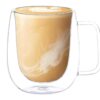 Set 2 Tazas Doble Pared con Asa 350 ml