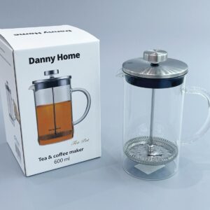 600ml French Press
1pcs/color box, Unit:pcs
14*9*17.5cm
Borosilicate Glass+Stainless Steel+PP