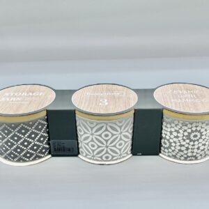 3pcs Castor 
3pcs/color box, Unit:set
Cans：10*10*7cm,1251g
Porcelain