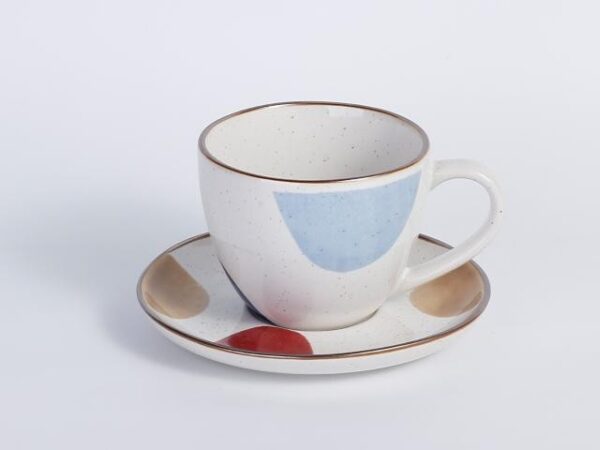 cup:9.2*7cm saucer:14.5*2cm，杯碟/Taza y plato