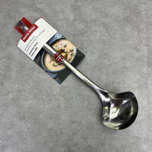 Cucharón Sopero 33 cm – Para Servir Sopas, Caldos y Cremas