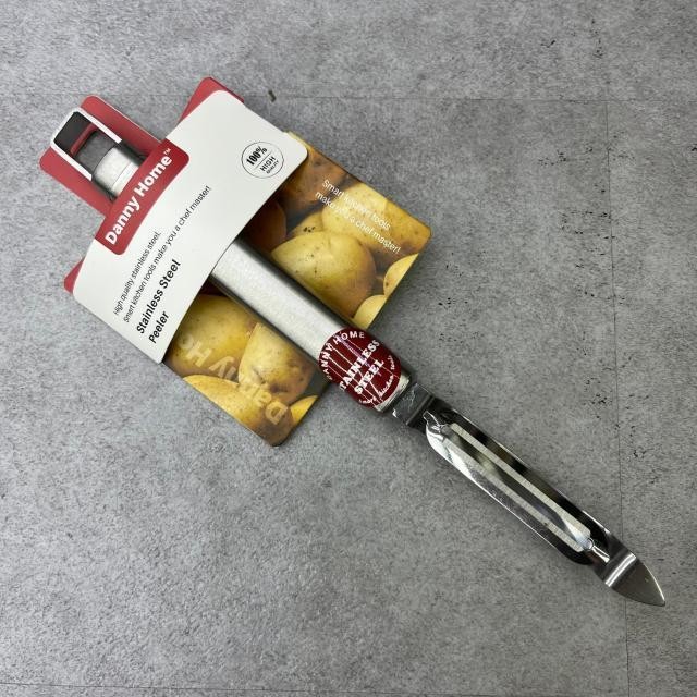 Pelador de Acero Inoxidable 21 cm – Peeler Profesional para Frutas y Verduras
