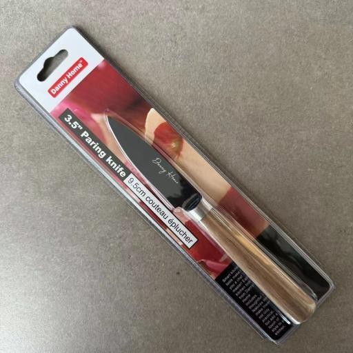 Cuchillo de Cocina 20 cm de Acero Inoxidable con Mango de Madera – Corte Preciso y Durabilidad