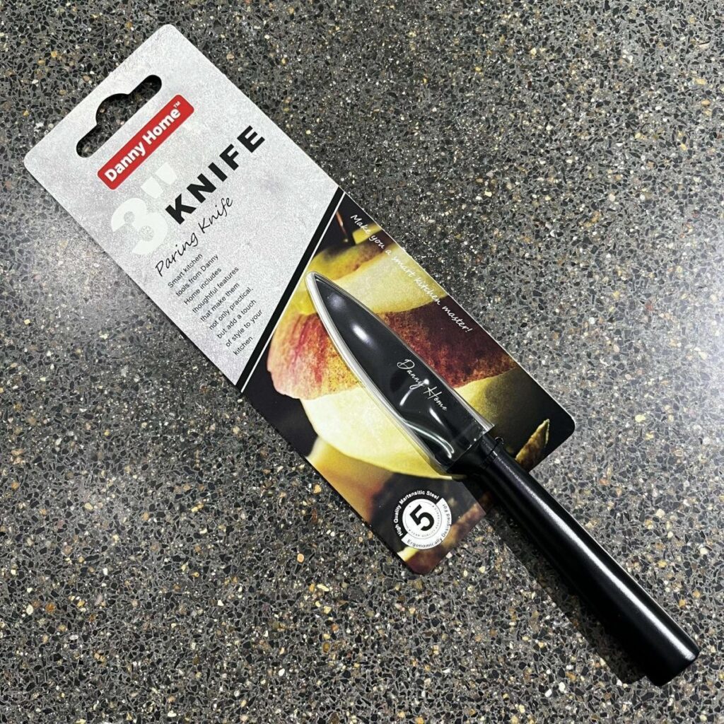 Cuchillo para Pelar 20 cm – Mondador de Acero Inoxidable con Mango Ergonómico