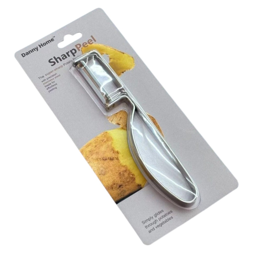 Pelador 16×3cm – Mango Ergonómico y Corte Fino para Frutas y Verduras