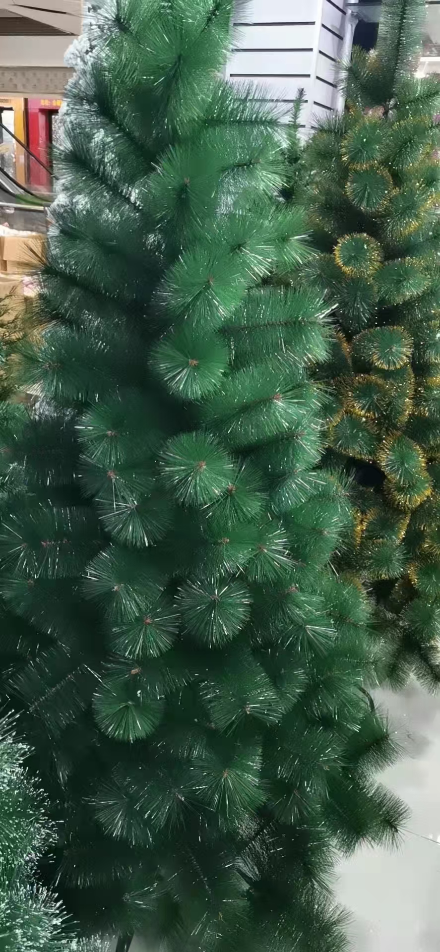 Árbol de Navidad Verde 180 cm, 210 Ramas, Base de Hierro