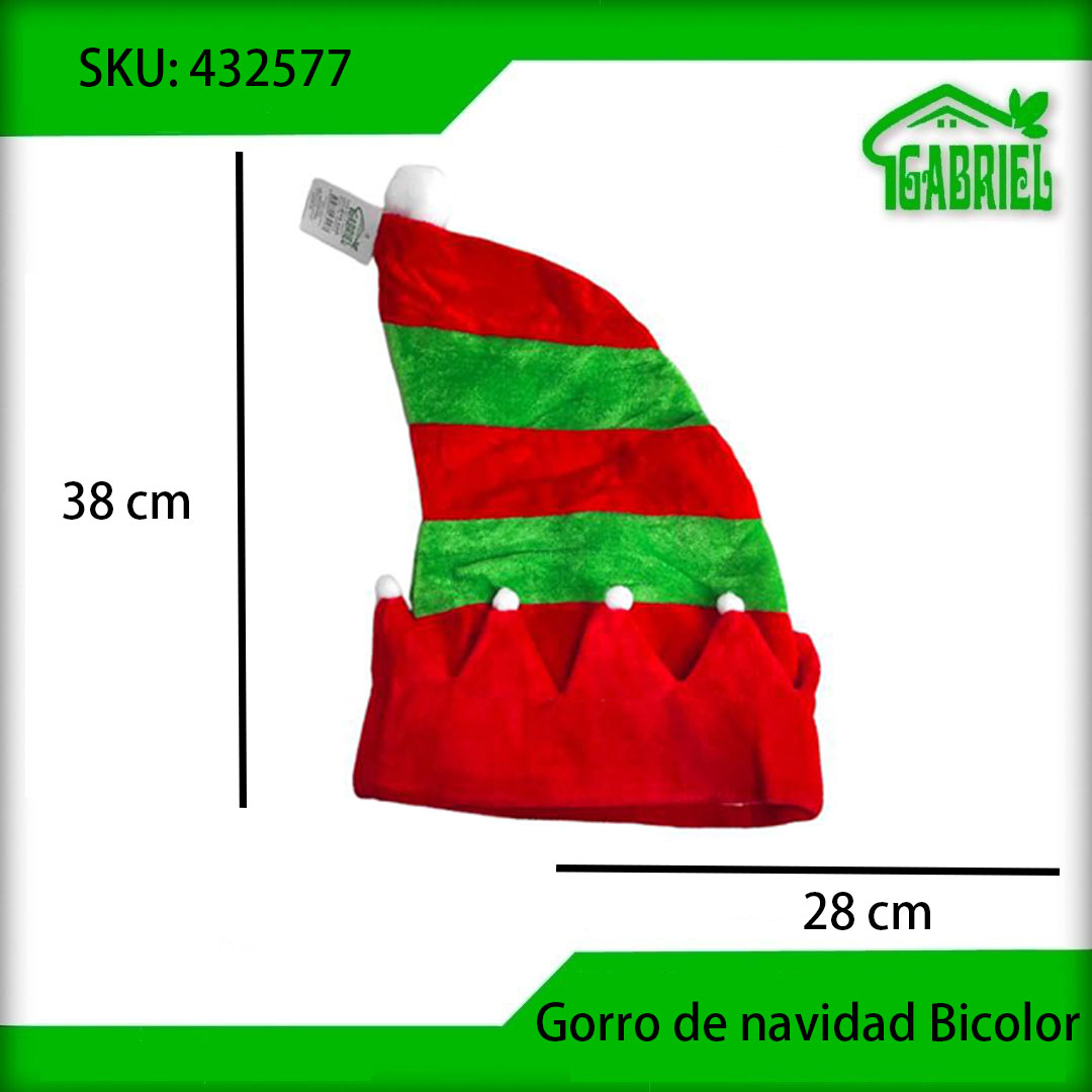 精灵帽金丝绒SOMBRERO DE NAVIDAD