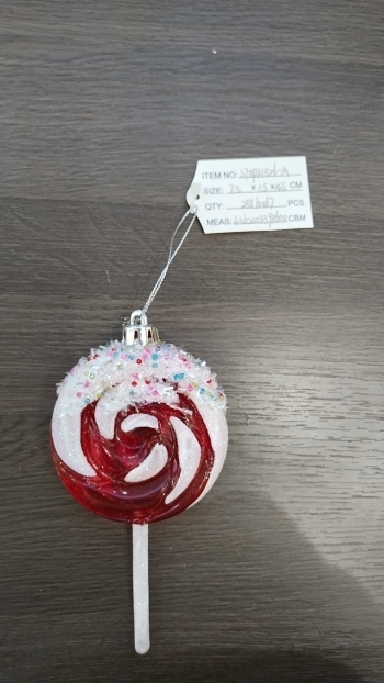 Colgante para Árbol de Navidad – Paleta de Caramelo