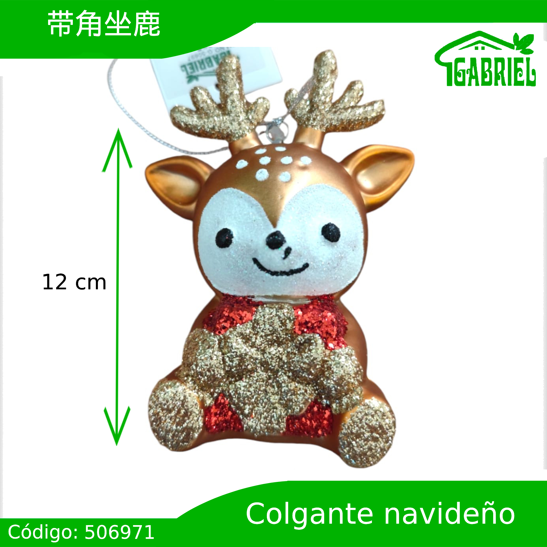 Colgante para Árbol de Navidad – Reno