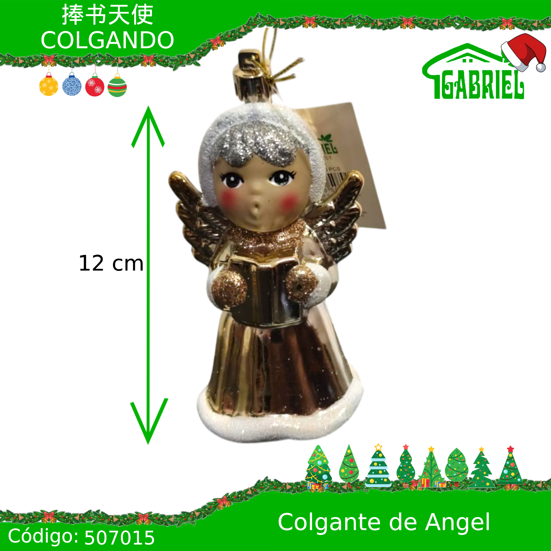 Colgante para Árbol de Navidad – Angel