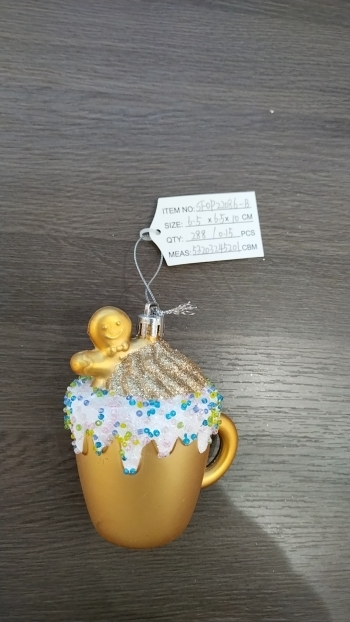 Colgante para Árbol de Navidad – Café Helado