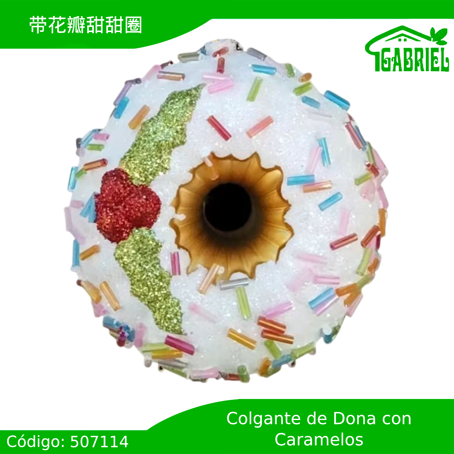 Colgante para Árbol de Navidad – Caramelo
