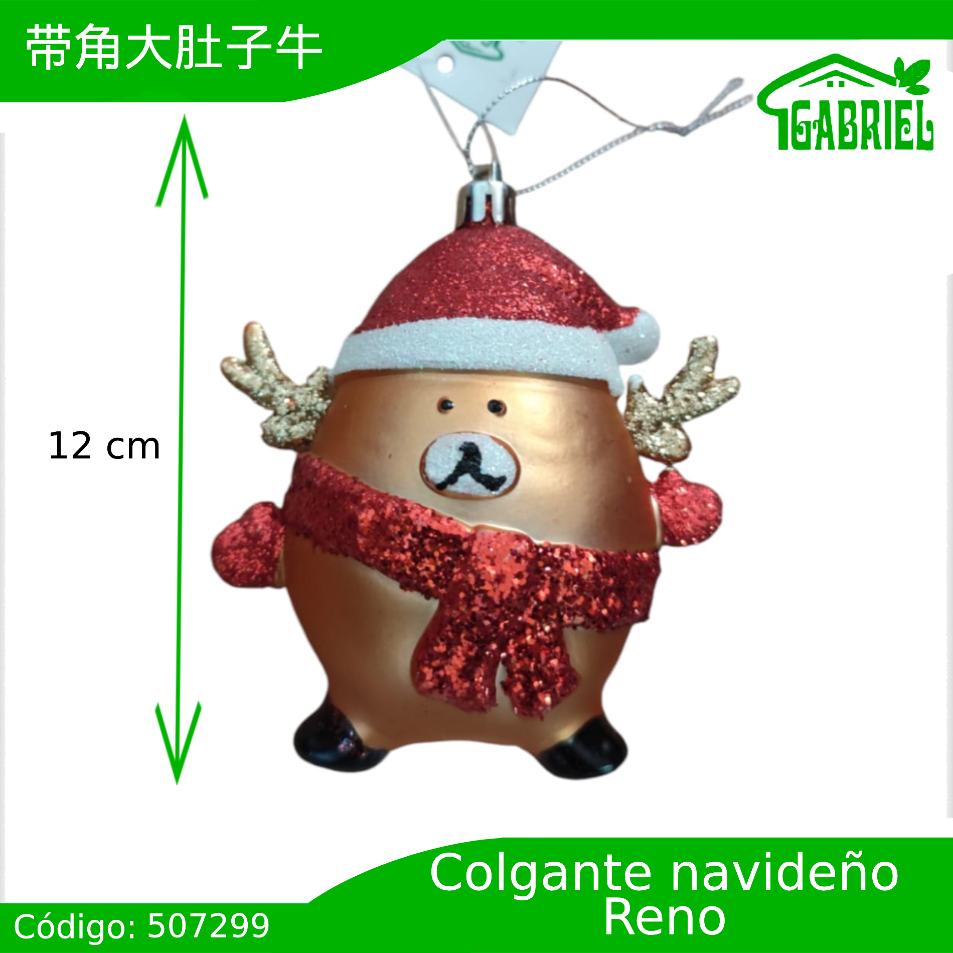 Colgante para Árbol de Navidad – Reno