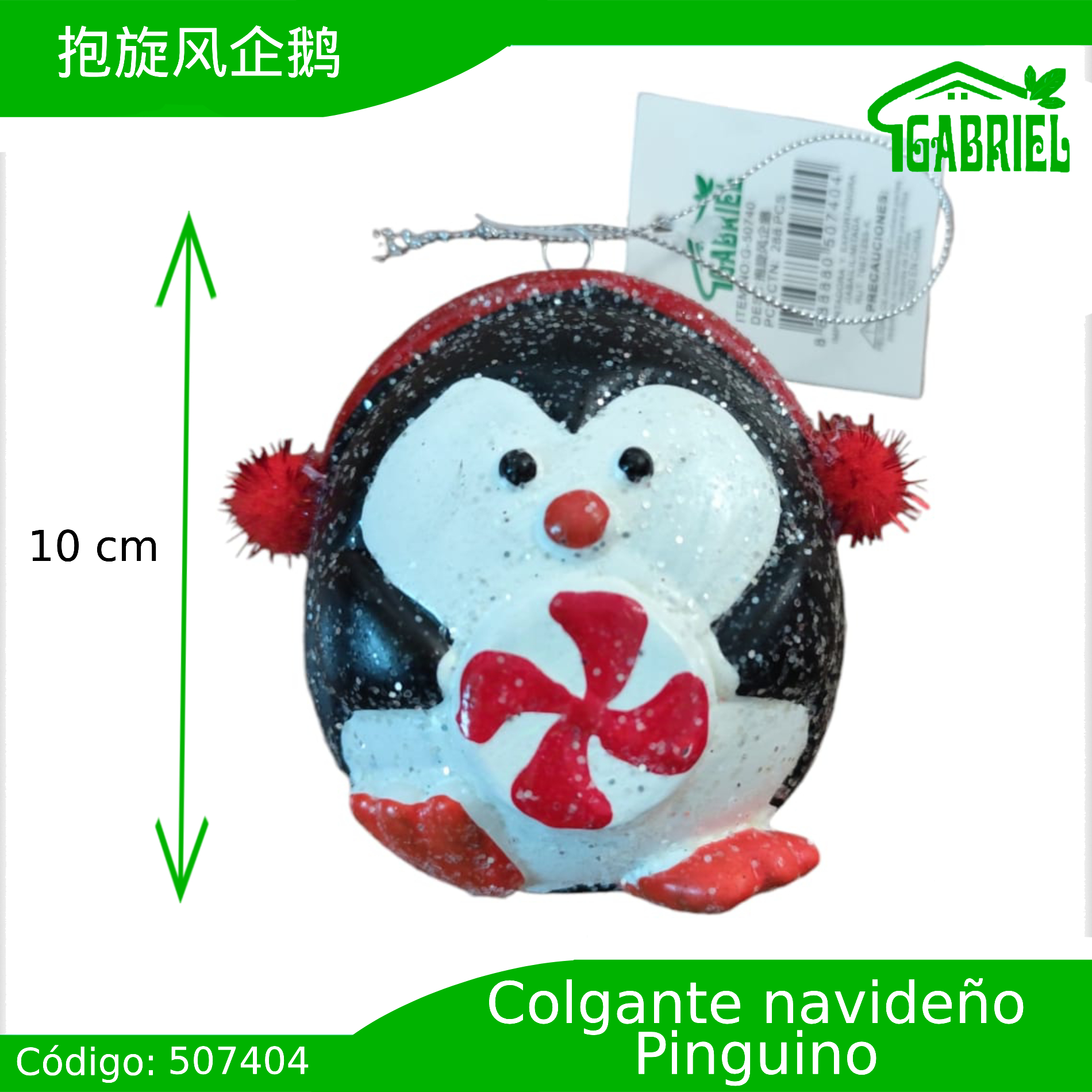 Colgante para Árbol de Navidad – Pingüino