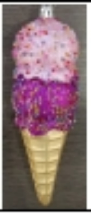 Colgante para Árbol de Navidad – Helado en Cono