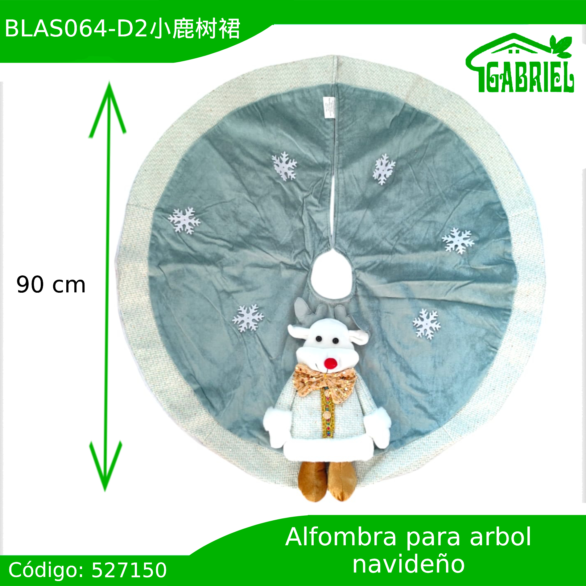 Alfombra Falda de Árbol de Navidad 90 cm