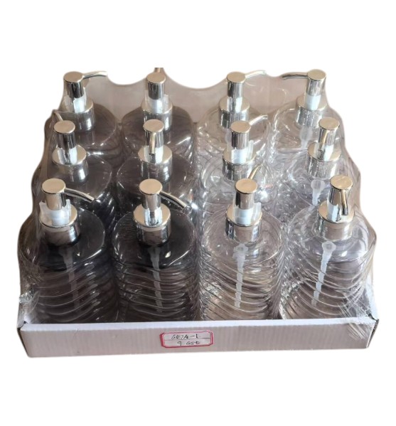 Set x12 Botellas Cuadradas para Gel de Ducha – Diseño con textura