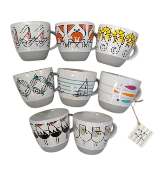 Taza Ilustrada de Porcelana 350 ml – 9 cm (Diseños Variados)