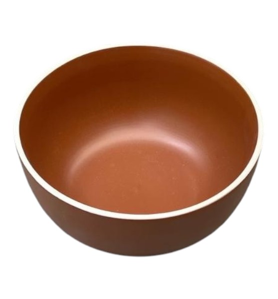 Bowl de Cerámica 11 cm con Borde Blanco