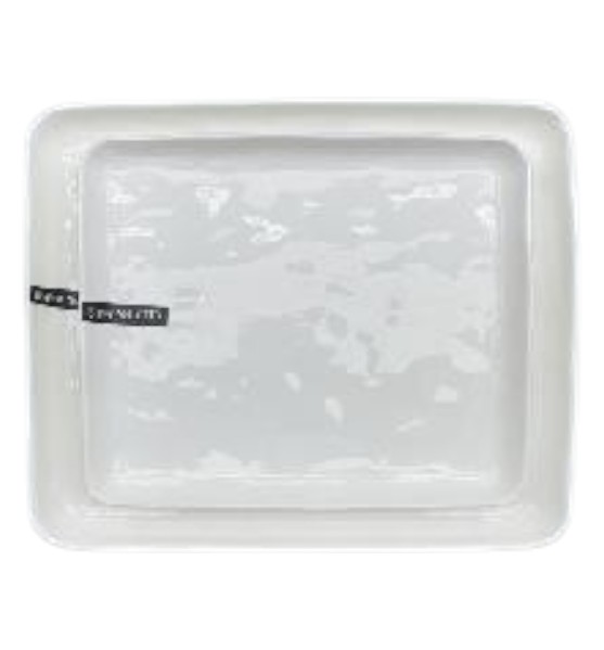 Plato Cuadrado de Porcelana 23×3 cm – Ideal para Platos Principales