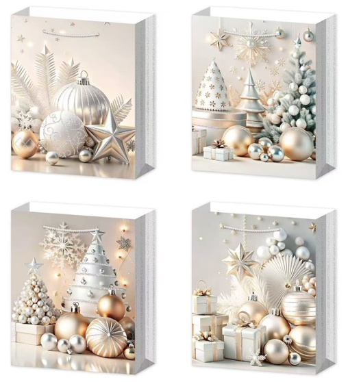 圣诞礼品袋-撒粉-30*42*12cmBOLSA REGALO