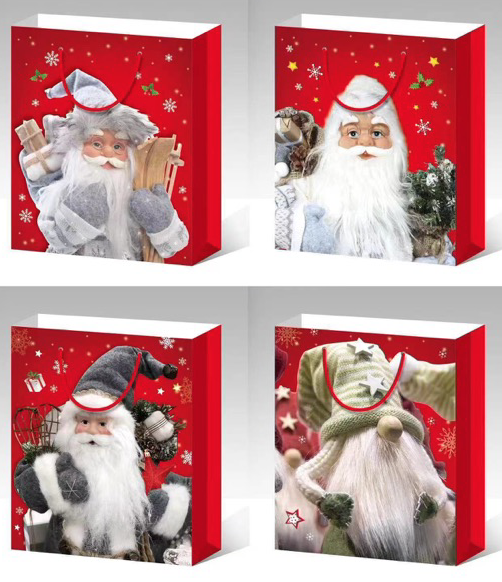 圣诞礼品袋-撒粉-30*42*12cmBOLSA REGALO