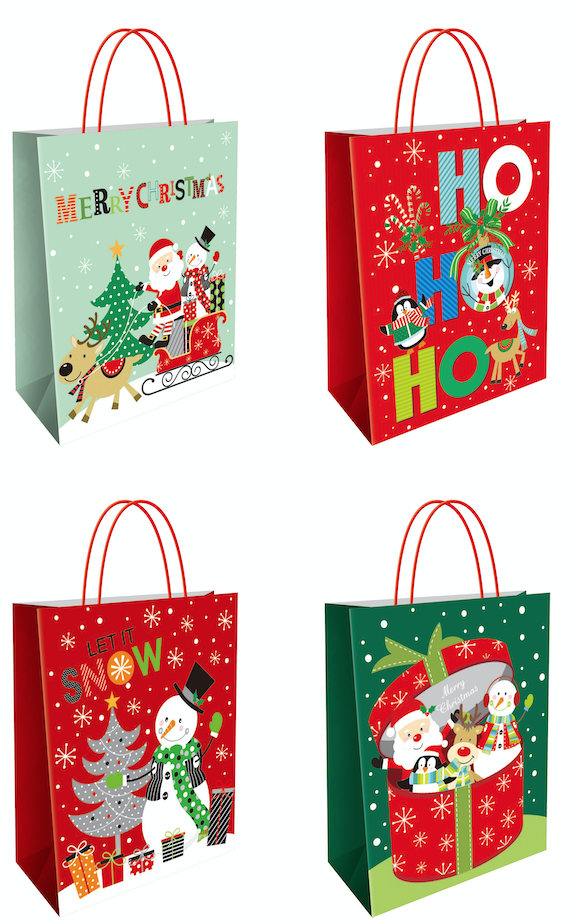 牛皮纸圣诞袋-16*22*8cmBOLSA REGALO