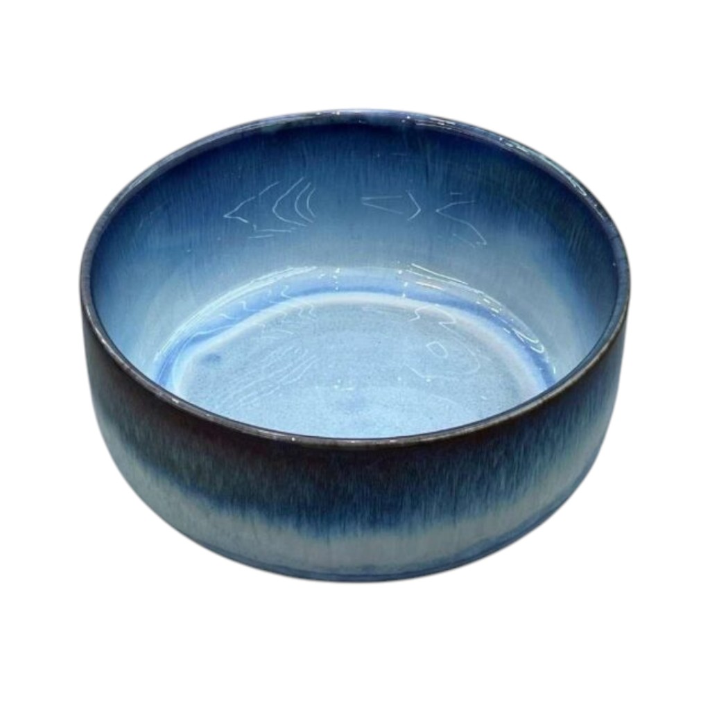 Bowl de Porcelana 15×6 cm – Azul Degradado
