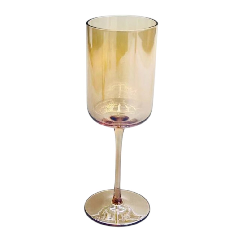 Set de 4 Copas de Vino 350 ml – Vidrio Ámbar