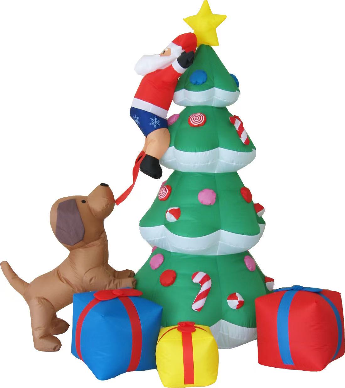 2.1米树狗老人DECORACION NAVIDENA INFLABLE