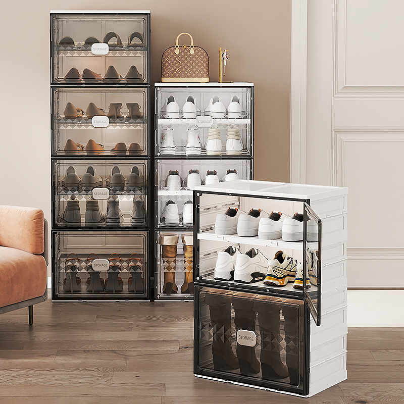 Caja de Zapatos Plegable Tipo Zapatero 6 Niveles