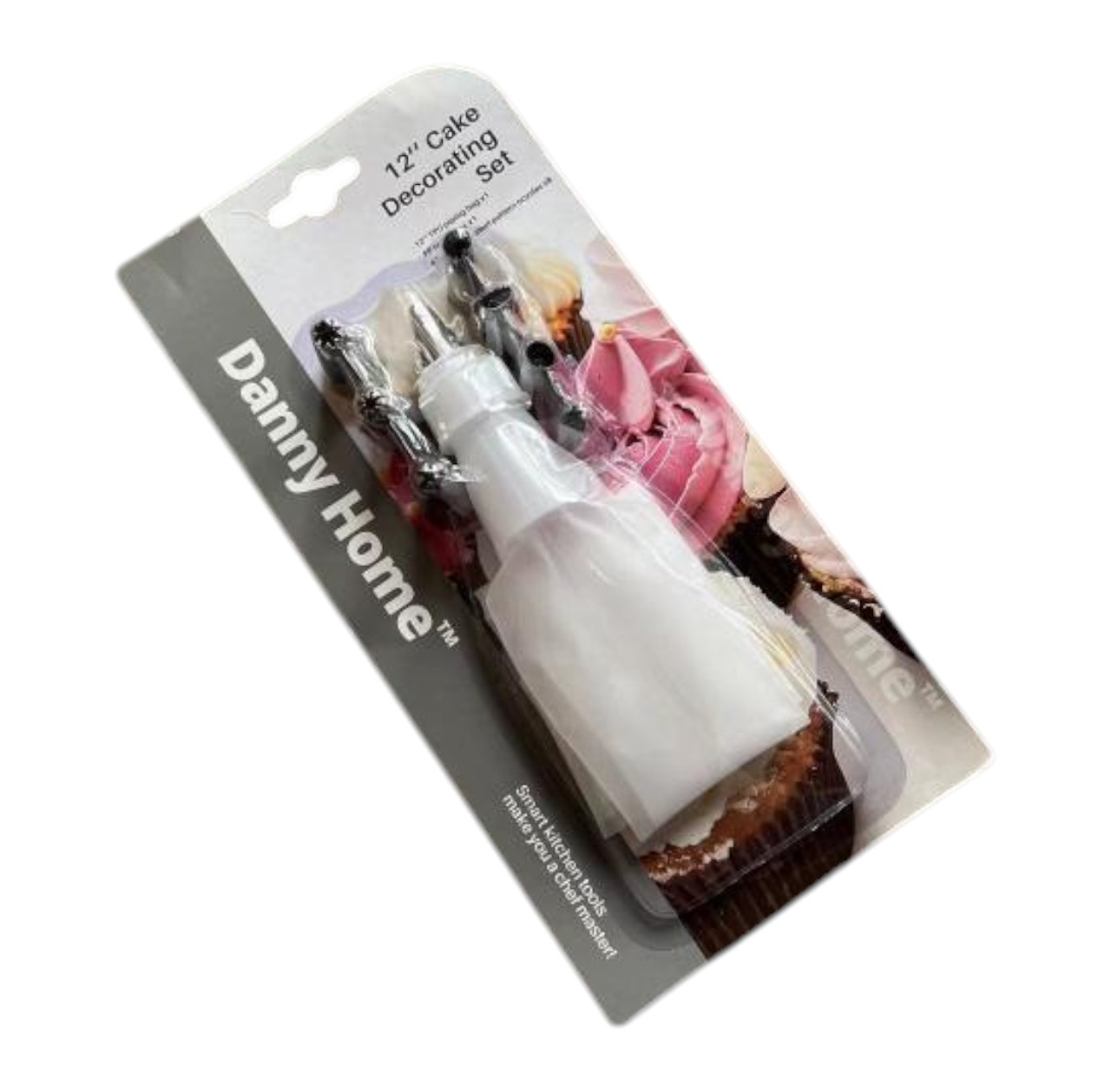 Set de Mangas Pasteleras con Boquillas 9 Piezas – Bolsa de Repostería para Decoración de Tortas y Cupcakes