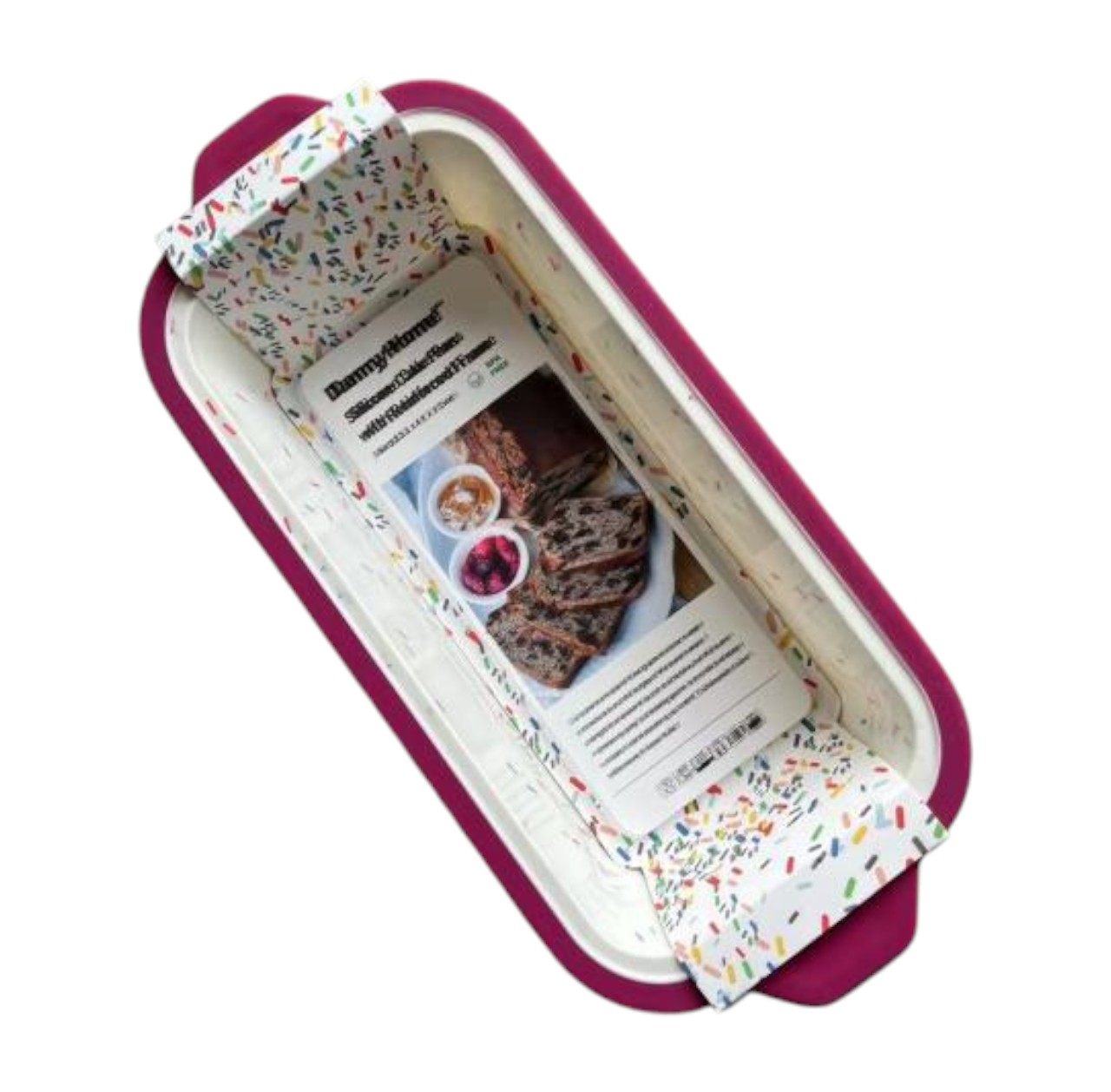 Molde para Torta Rectangular Antiadherente para Hornear Pan y Pasteles