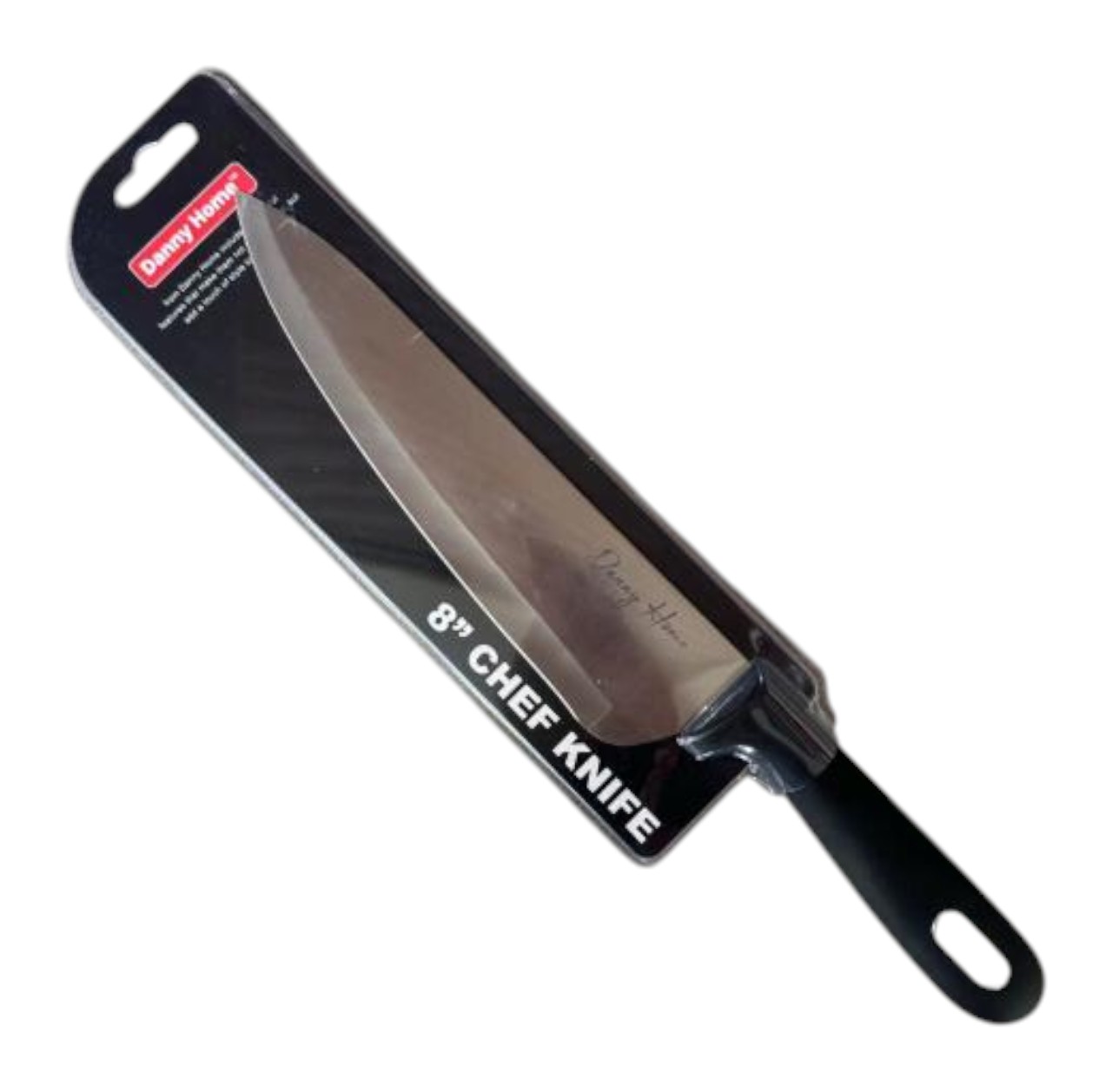 Cuchillo Chef Multiusos de Acero Inoxidable 40 cm – Set Negro Clásico