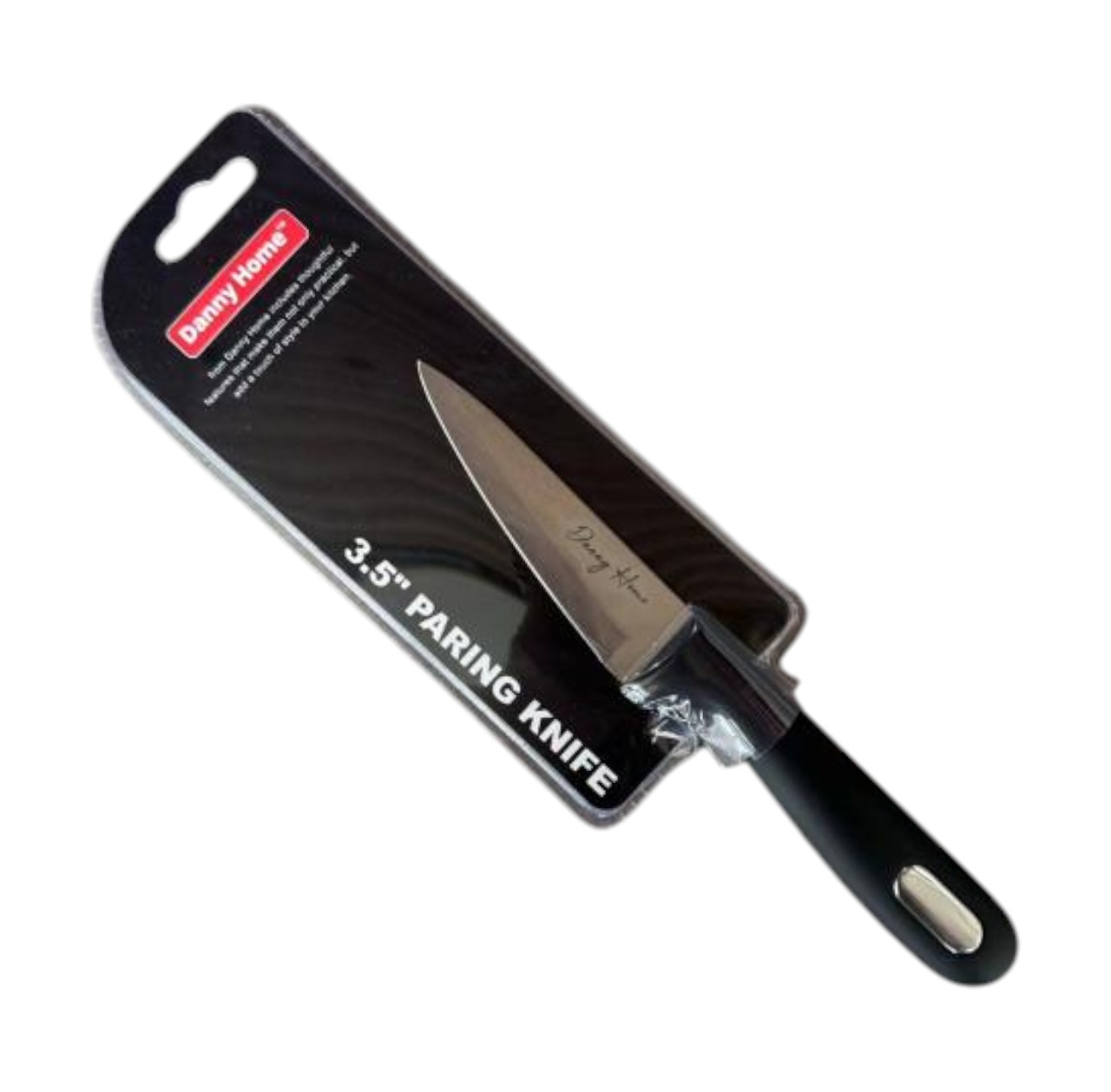 Cuchillo Pelador de Acero Inoxidable 49 cm – Set Negro Clásico