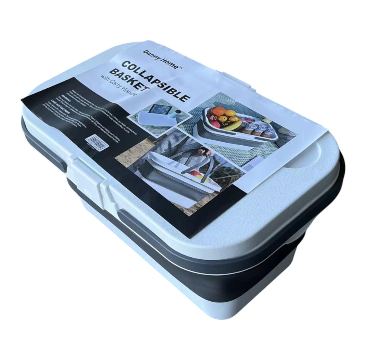 Canasta Plegable Multiuso con Asas 48x29x24 cm