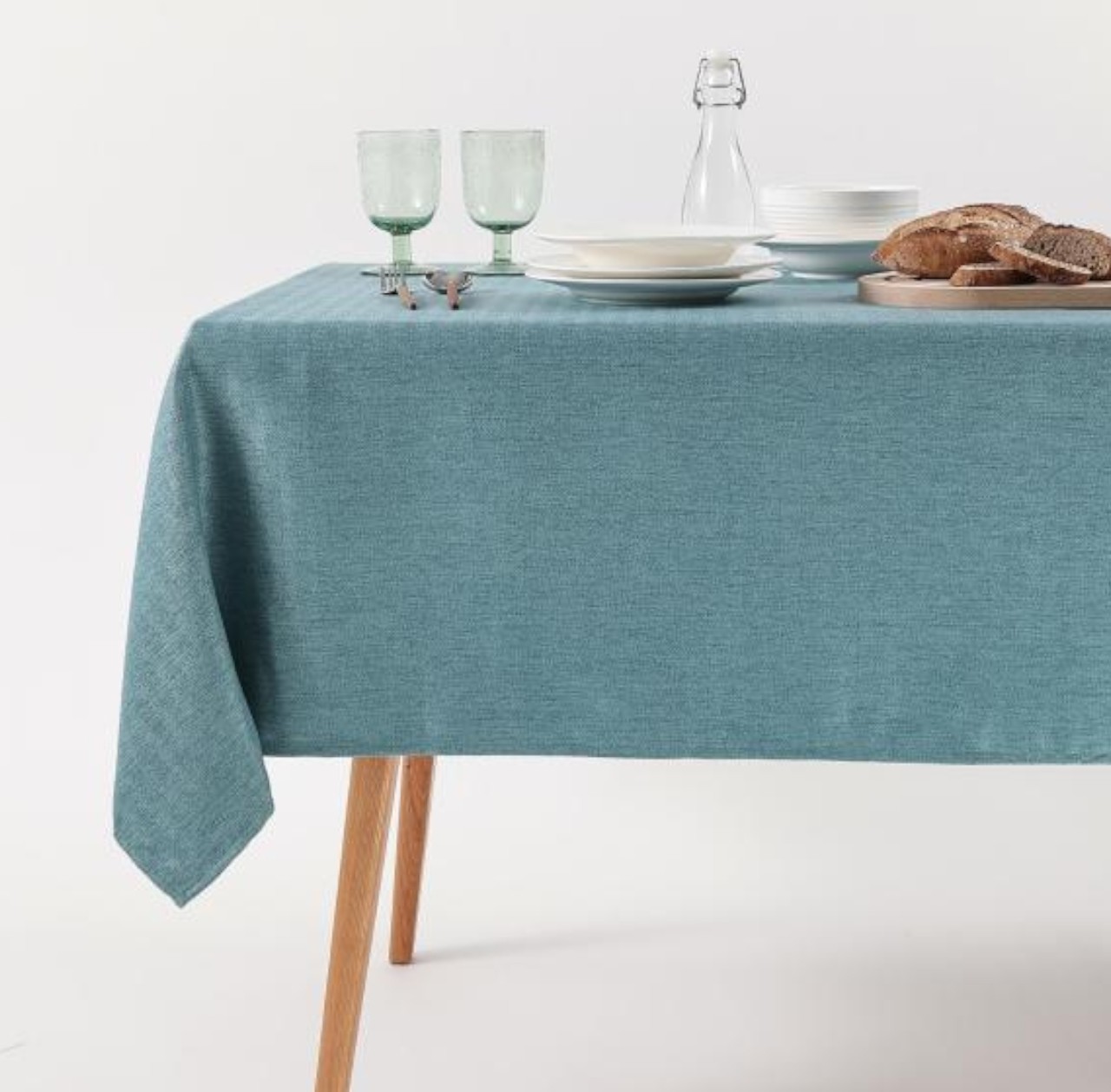 Mantel Toque Sofisticado Verde – 135×220 cm