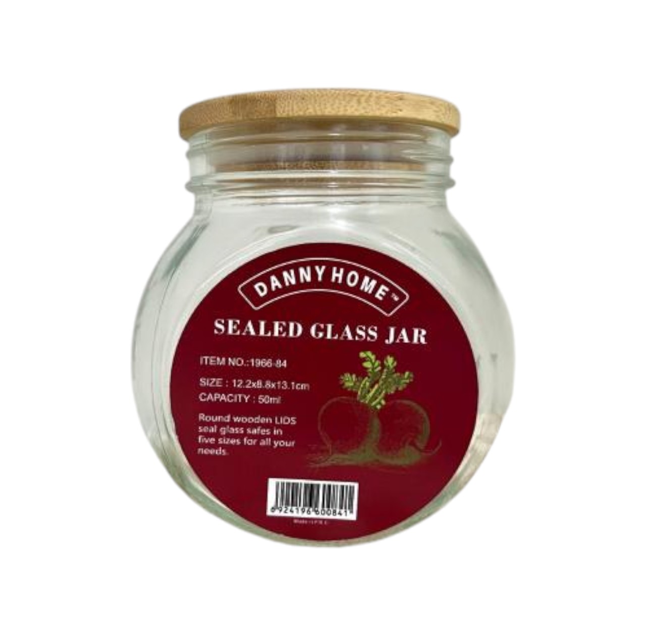 Frasco Hermético de Almacenamiento 12×9×13 cm – Contenedor Sellado para Cocina y Despensa