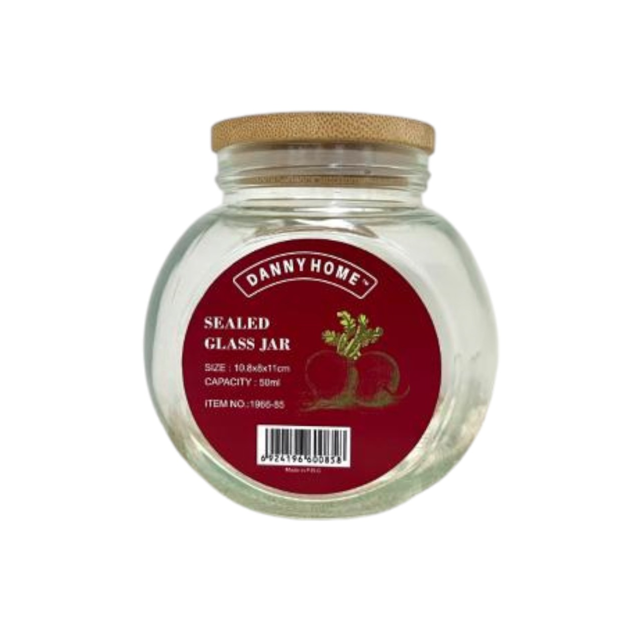 Frasco Hermético de Almacenamiento 11×8 cm – Contenedor Sellado para Cocina