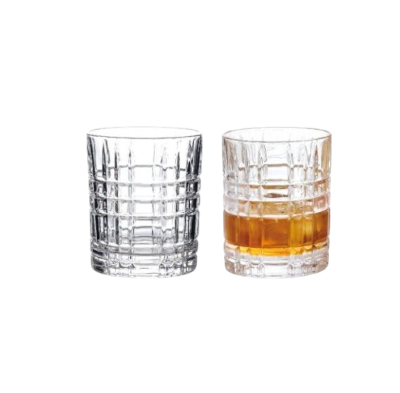 Set de 6 Vasos de Vidrio 300 ml 10×8 cm – Vasos de Cristal para Bebidas